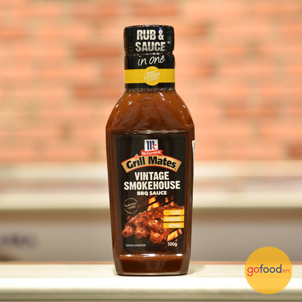 Sốt ướp BBQ vị xông khói McCormick - Vintage Smokehouse BBQ Sauce