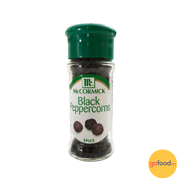 Tiêu đen nguyên hạt Mc Cormick 35g - Whole Black Peppercorn
