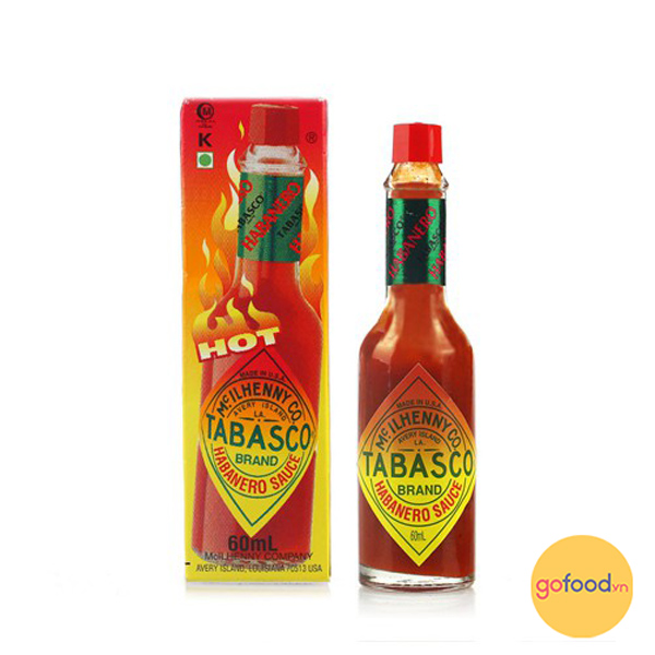 Sốt ớt Habanero hiệu Tabasco 60ml