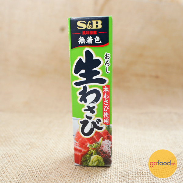 Mù tạt Wasabi S&B Nhật Bản cay nhẹ 43 gr