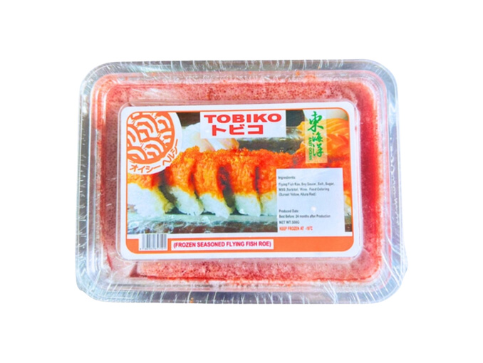 Trứng cá chuồn Tobiko màu cam 500gr/hộp