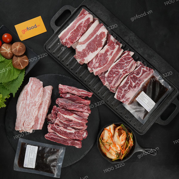 Set BBQ Camping L - Combo Yummy