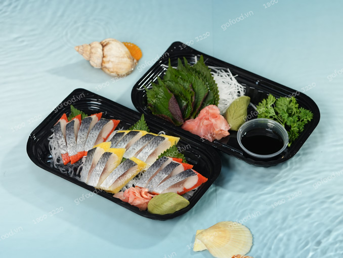 Sashimi Box 2 - Sashimi cá trích ép trứng