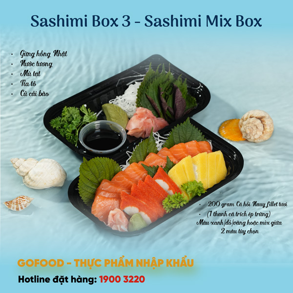 Sashimi Box 3 - Sashimi Mix Box