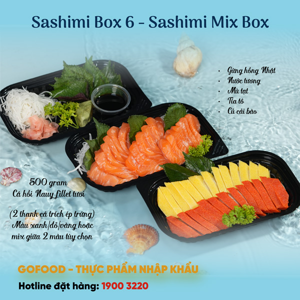 Sashimi Box 6 - Sashimi Mix Box