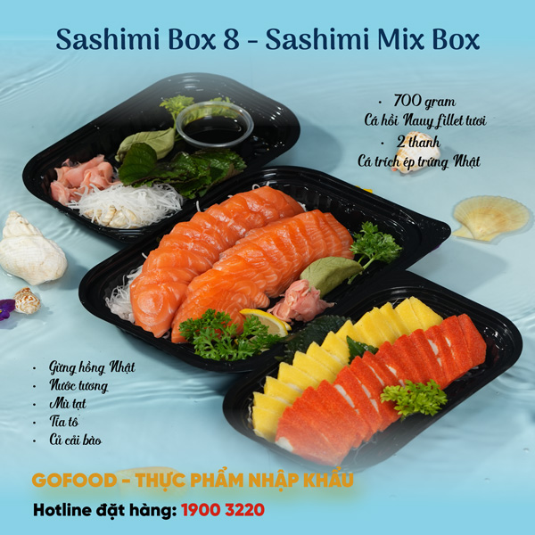 Sashimi Box 8 - Sashimi Mix Box