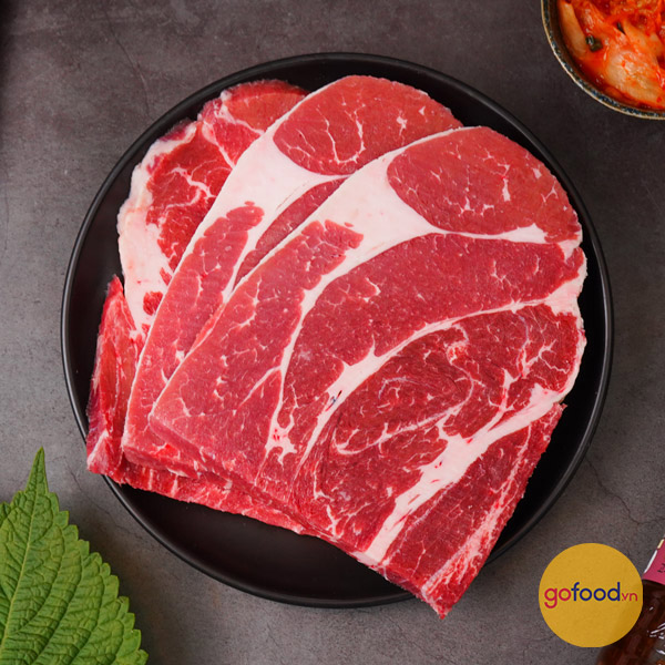 Thịt nạc vai bò Mỹ (loại cao cấp) - Chuck Eye Roll Choice USDA