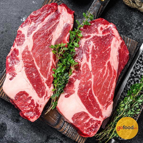 Thịt nạc vai bò Mỹ (loại thượng hạng) - Chuck Eye Roll USDA Prime