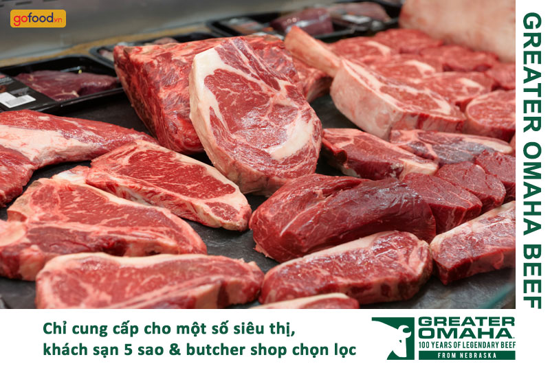 Thịt bò Greater Omaha chỉ được cung cấp cho một số nhà phân phối nhất định