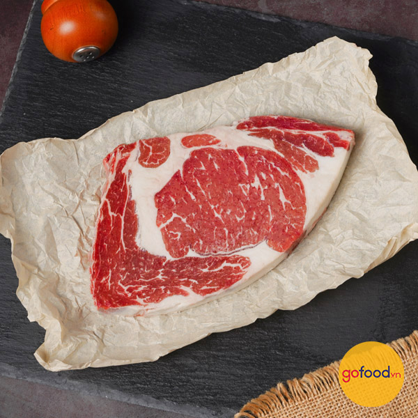 Thịt nạc lưng bò Mỹ Greater Omaha (loại cao cấp) - Rib Eye Lip On USDA Choice