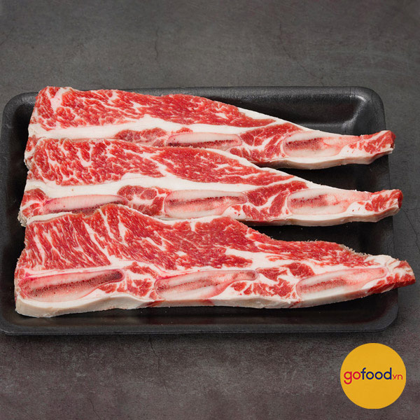 Sườn bò Mỹ có xương Greater Omaha (loại cao cấp) - Bone In Short Ribs USDA Choice