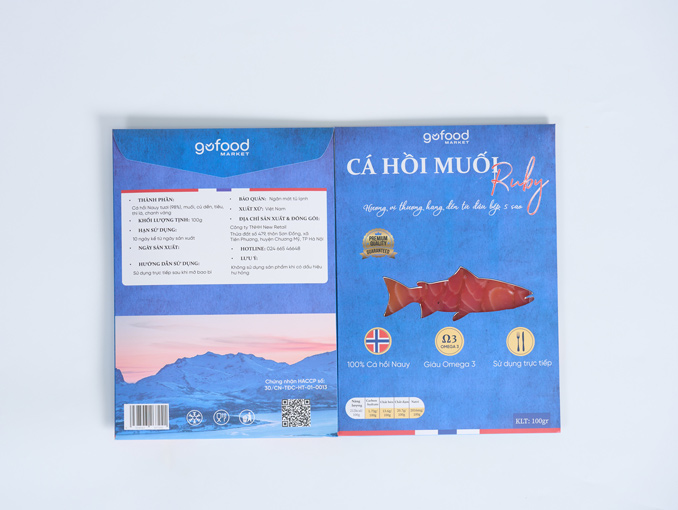 Cá hồi muối Ruby 100gr