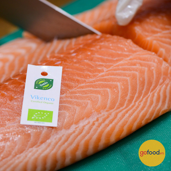 Cá hồi hữu cơ Nauy nguyên mảnh
