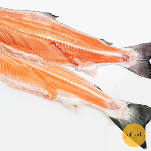 Xương cá hồi hữu cơ Nauy - Fresh Organic Salmon backbones