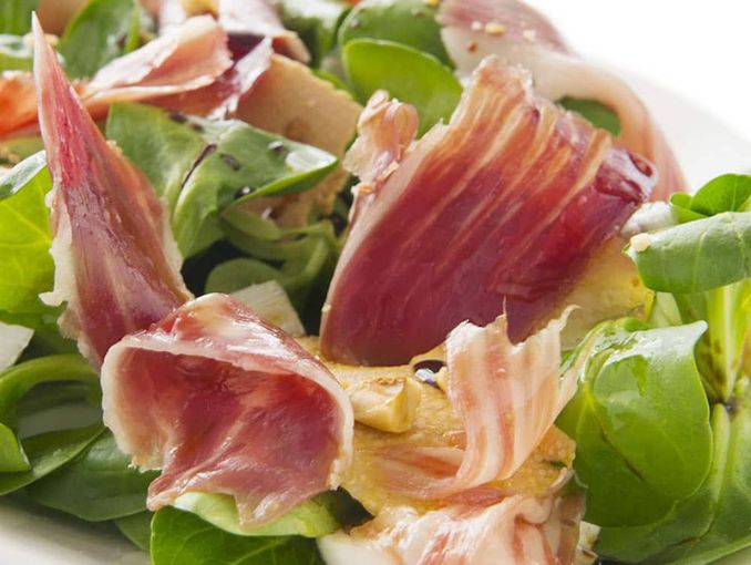 Thịt đùi heo muối Iberico Cebo Campo Ham 50% Iberian Breed 7,86kg - Tem xanh, đùi sau