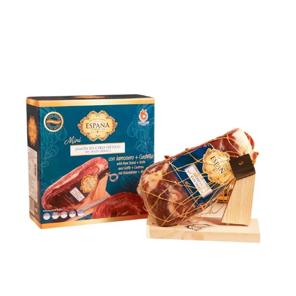 Đùi heo muối mini không xương Jamon de Cebo Iberico 50% Raza Iberica