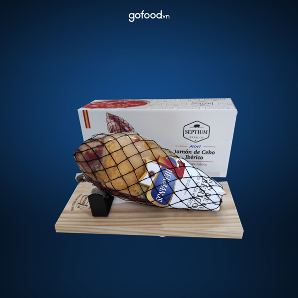 Đùi heo muối mini không xương Jamon Iberico 7Hermanos