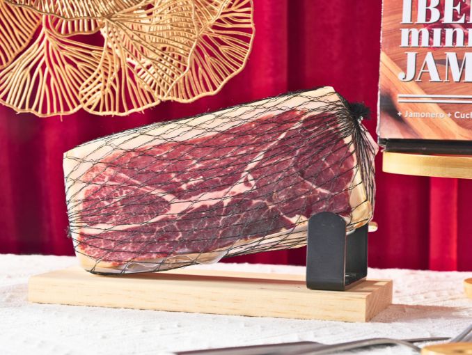 Thịt đùi heo muối nguyên miếng Iberico Cebo Mini-Ham 50% Iberian Breed - 1kg