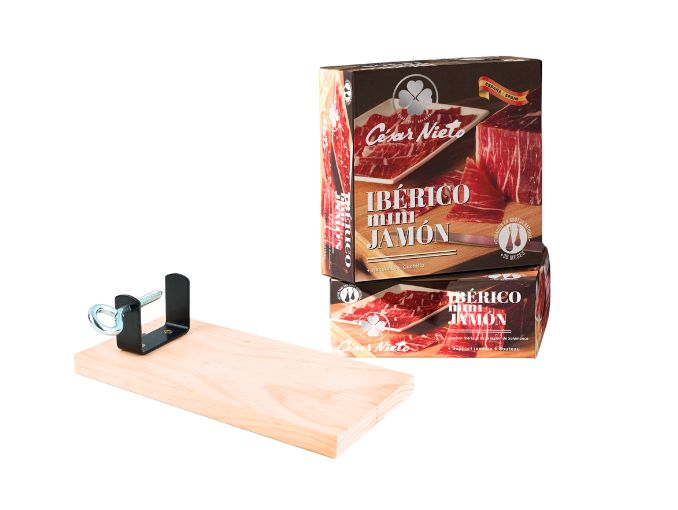 Thịt đùi heo muối nguyên miếng Iberico Cebo Mini-Ham 50% Iberian Breed - 1kg