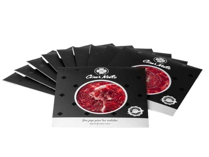 Thịt đùi lợn muối thái lát Iberico Bellota Ham 75% Iberian Breed