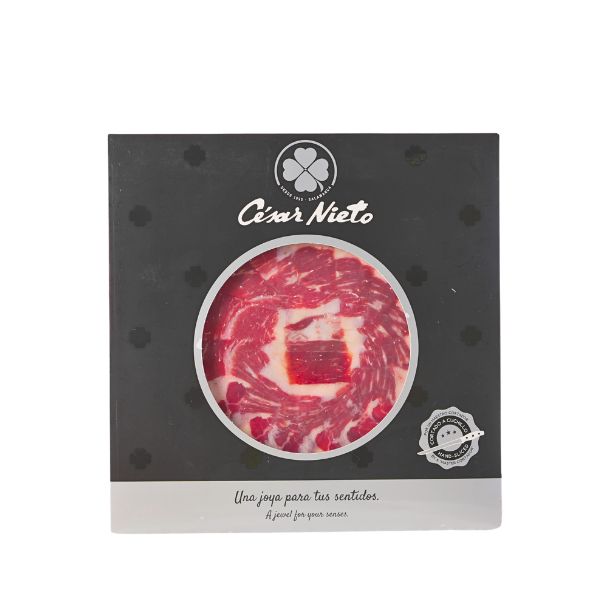 Đùi heo muối thái lát Jamón De Bellota 100% Iberico 100gr - Đùi sau heo đen thuần chủng 100%