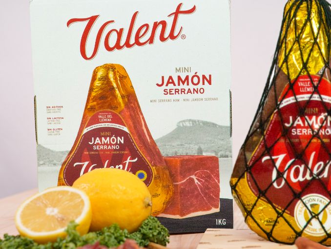 Đùi heo muối mini không xương Jamon Sérrano Valent