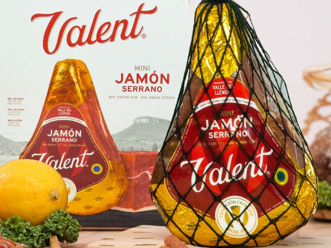 Đùi heo muối mini không xương Jamon Sérrano Valent