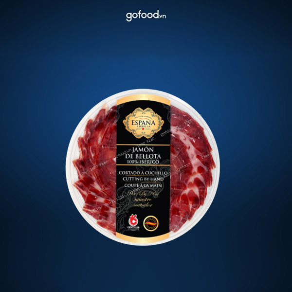 Thịt đùi heo muối thái sẵn Paleta de Bellota 100% Iberico