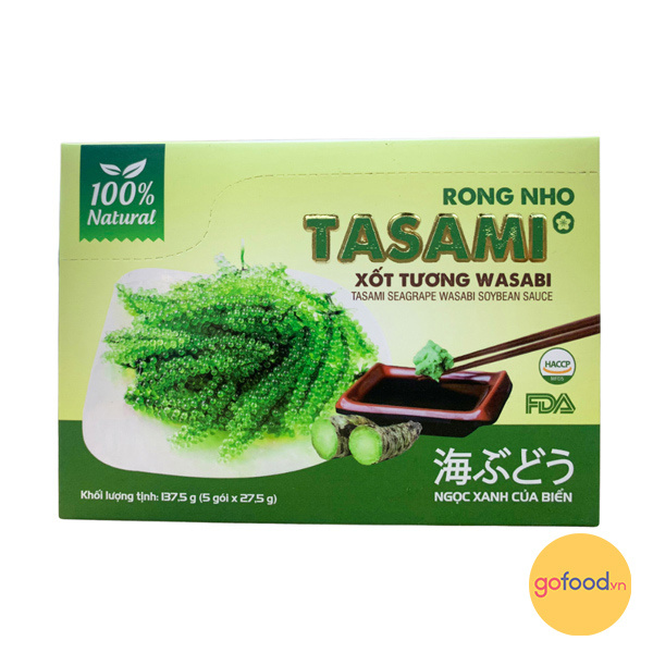 Rong nho TASAMI xốt tương Wasabi 137.5 gr