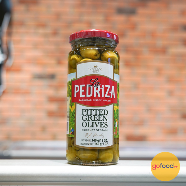 Oliu xanh tách hạt La Pedriza 340 gram