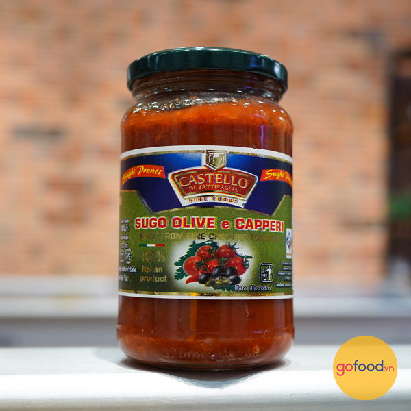 Sốt Mì Ý Puttanesca Castello 350g