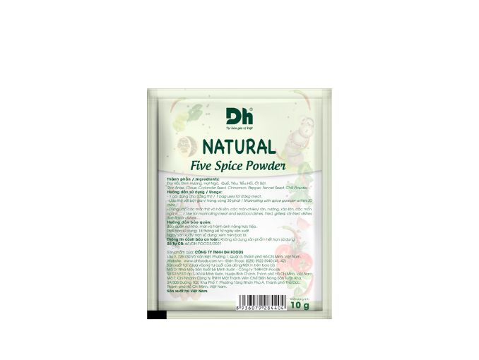 Natural bột gia vị ngũ vị hương Dh Foods gói 10g