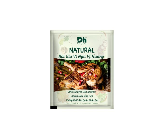 Natural bột gia vị ngũ vị hương Dh Foods gói 10g