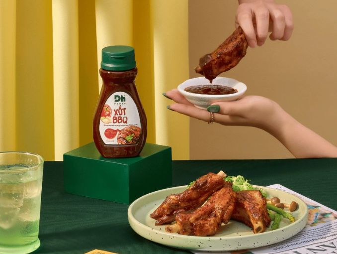 Xốt ướp thịt BBQ Dh Foods chai 200g