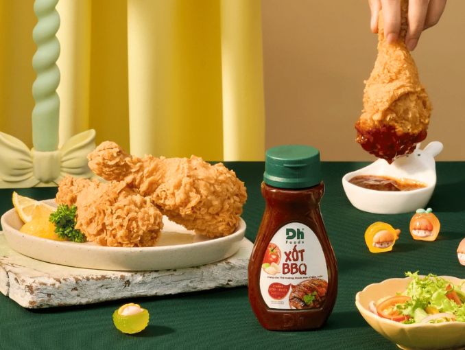 Xốt ướp thịt BBQ Dh Foods chai 200g