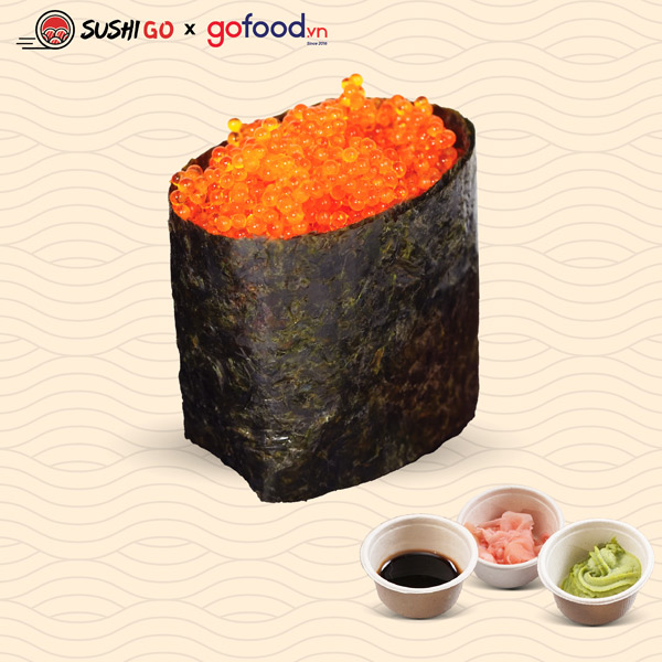 Gunkan Trứng Cua Đỏ