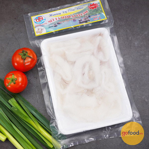 Mực lá tươi cắt khoanh Côn Đảo 250 gram