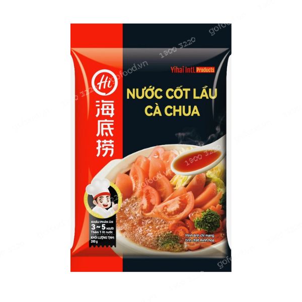 Nước cốt lẩu Haidilao vị Cà chua (200gr/gói)
