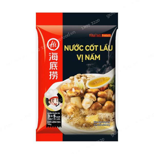 Nước cốt lẩu Haidilao vị Nấm (150gr/gói)