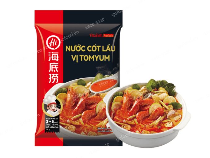 Nước cốt lẩu Haidilao vị Tomyum (210gr/gói)