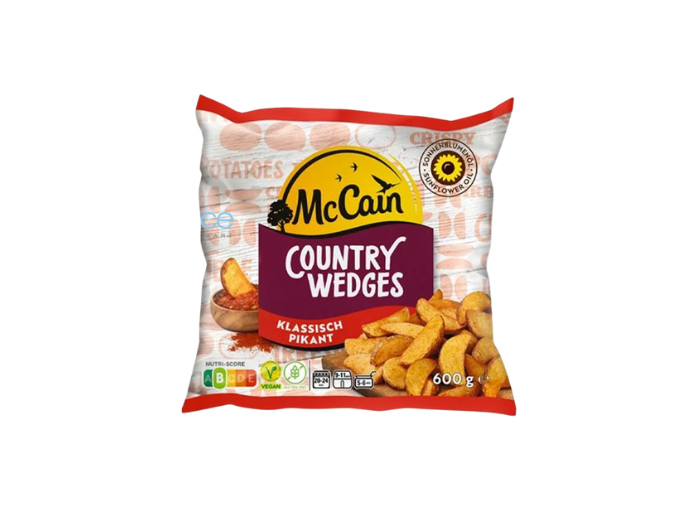 Khoai tây cắt múi to gói 600gr - McCain Western Wedges