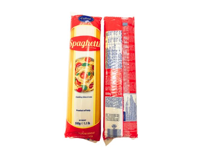 Mỳ Spaghetti Eufood Đỏ 500g