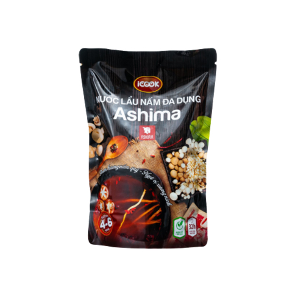 Nước lẩu nấm đa dụng Ashima 1 lít/gói
