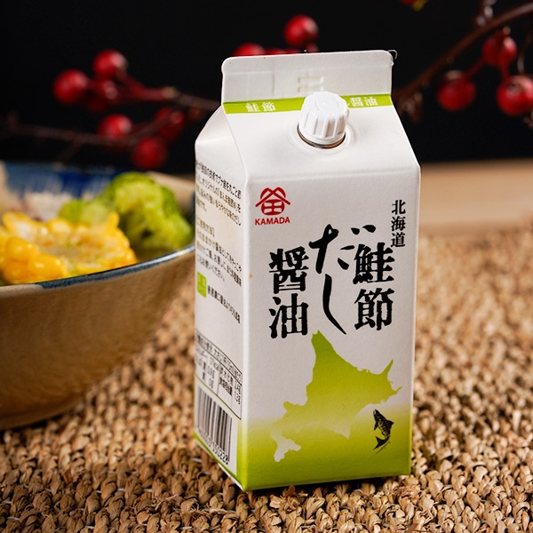 Nước tương Dashi vị cá hồi Kamada Soy Sauce 200ml