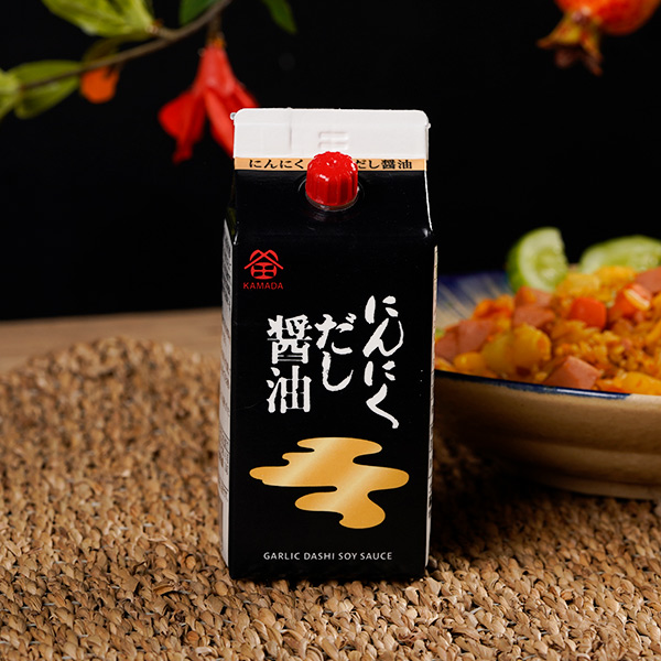 Nước tương Dashi vị tỏi Kamada Soy Sauce 200ml