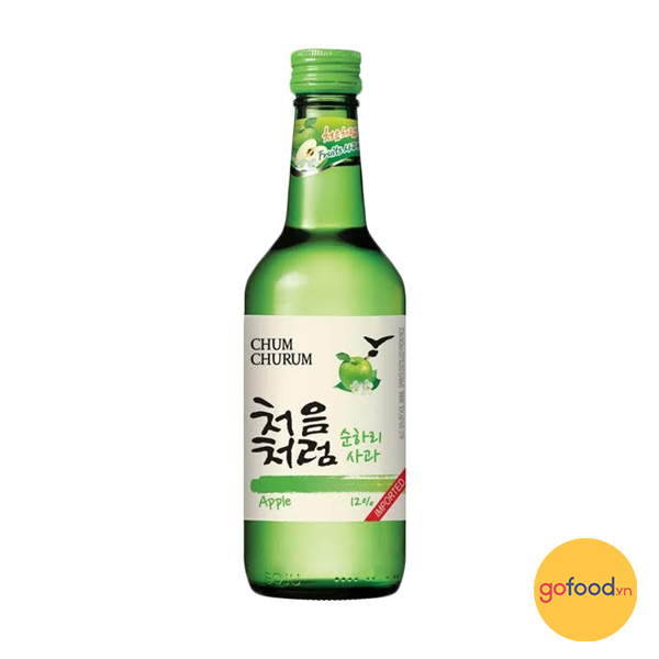 Rượu Soju hoa quả Chum Churum (vị táo)