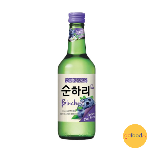 Rượu Soju hoa quả Chum Churum (vị việt quất xanh)