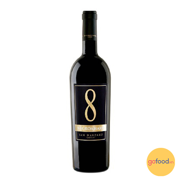 Vang đỏ Italia 8 Negroamaro 2019