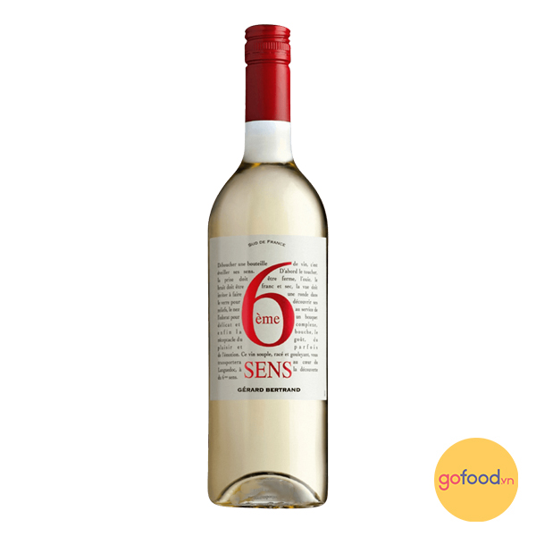 Vang trắng Pháp Gerard Bertrand 6ème Sens Pays d’OC IGP