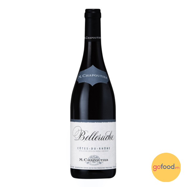 Vang đỏ Pháp M.Chapoutier Bellerucher Cote du Rhone Red 2018
